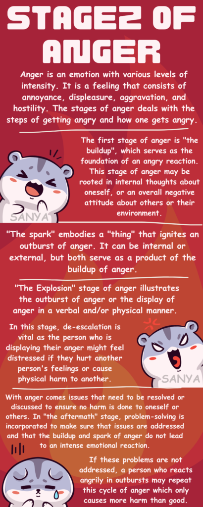 Stages of Anger Infographic
