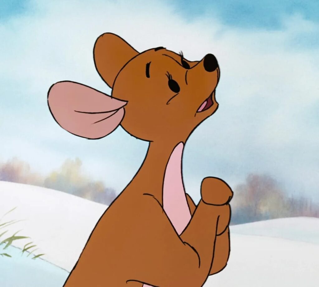 Anxious Kanga from Winnie the pooh
