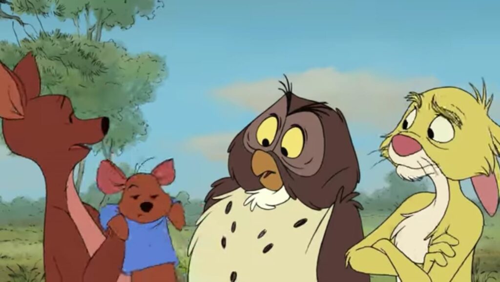 Kanga quoting "I am with a child"
